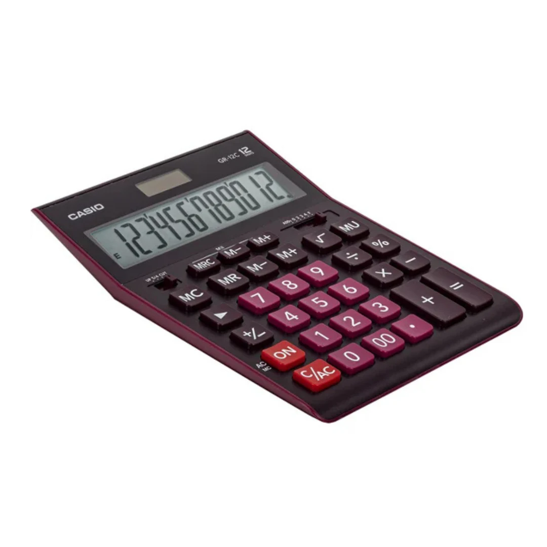 Calculadora Escritorio Mini Casio Gr-12c. INCREIBLE