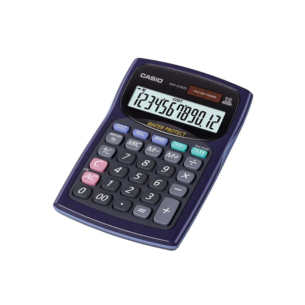 Calculadora De Sobremesa Casio Wm-220ms. INCREIBLE