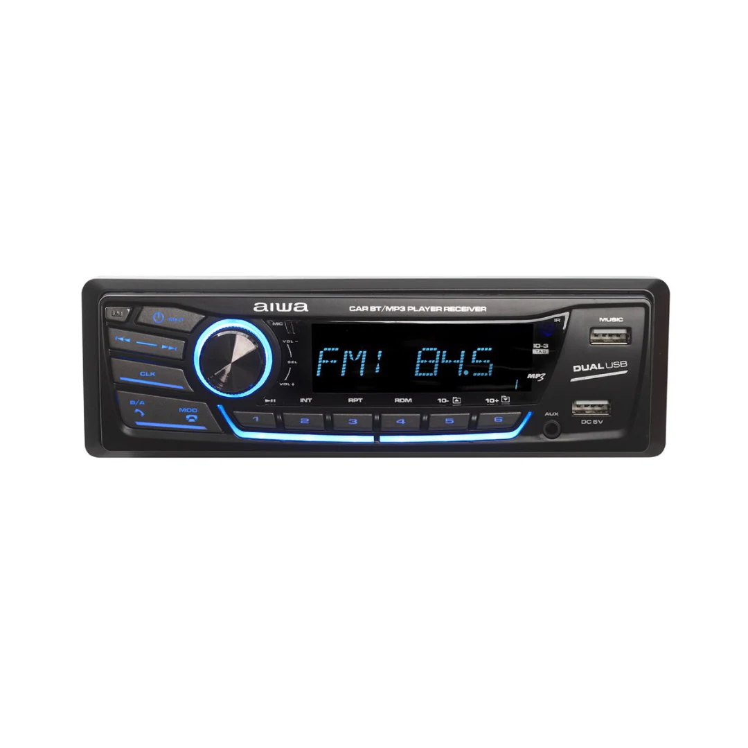 Combo Radio Bluetooth 1 Din + Parlante Auto Aiwa Caw-2016bt. INCREIBLE