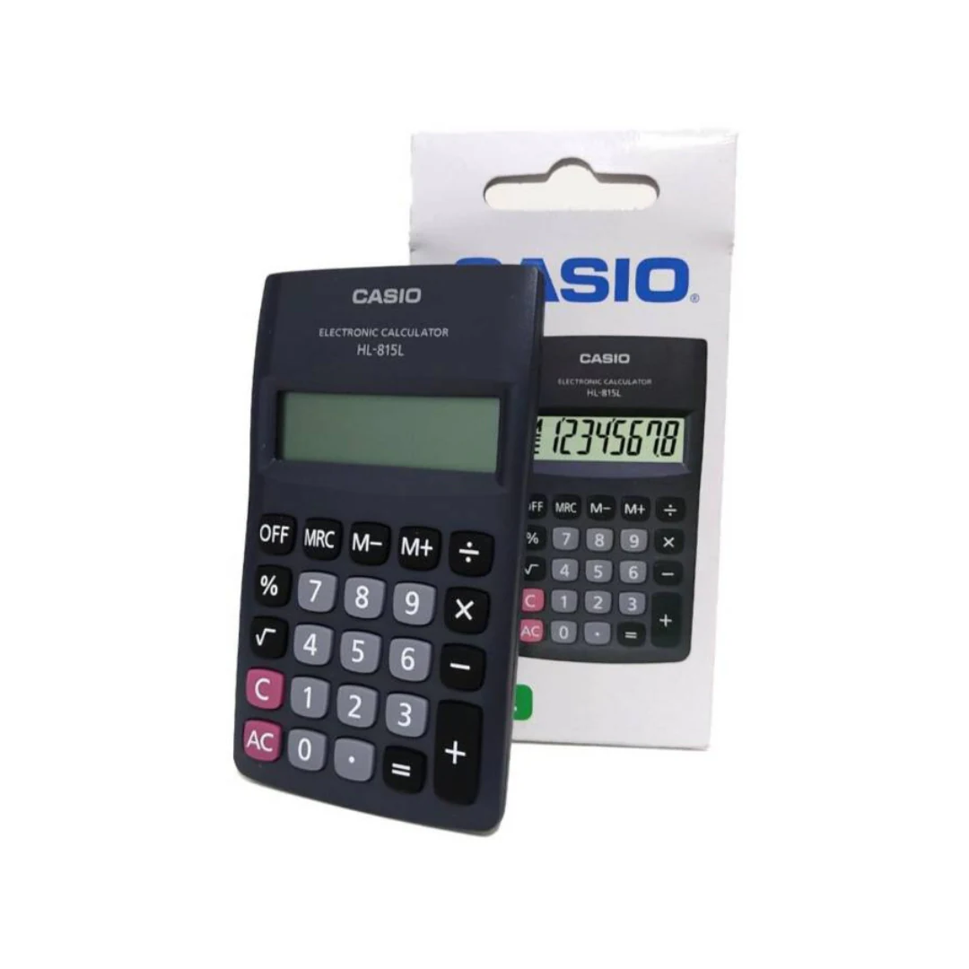 Calculadora De Bolsillo Casio Hl-815l-BK. increible
