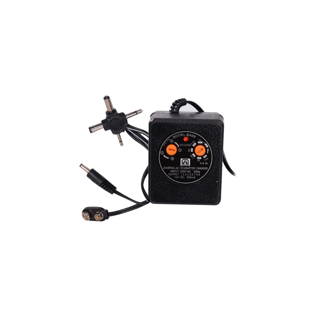 Eliminador De Pilas 500ma- Adaptador Universal Ac/dc Macrotel. increible