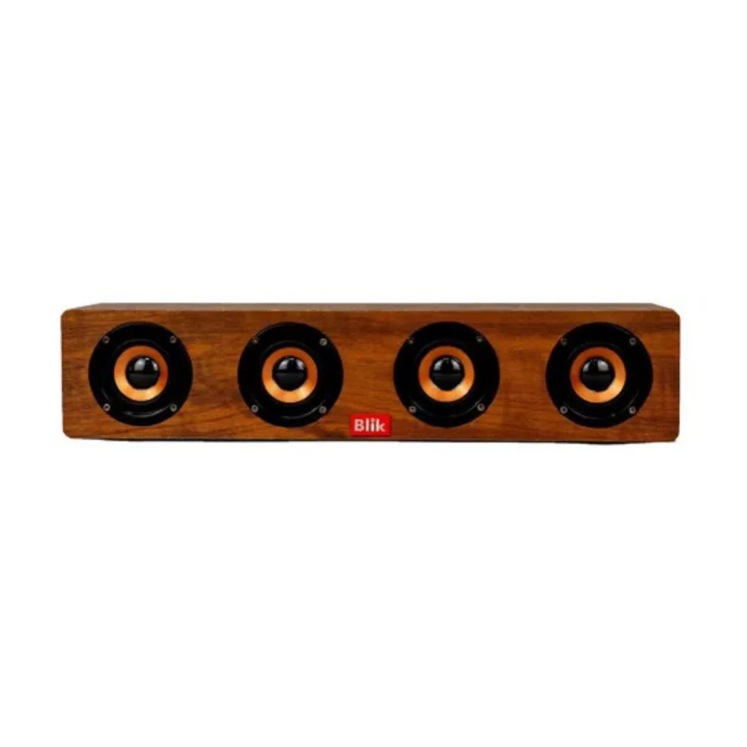 Parlante Blik Rockwood Portátil Con Bluetooth Madera. INCREIBLE 1