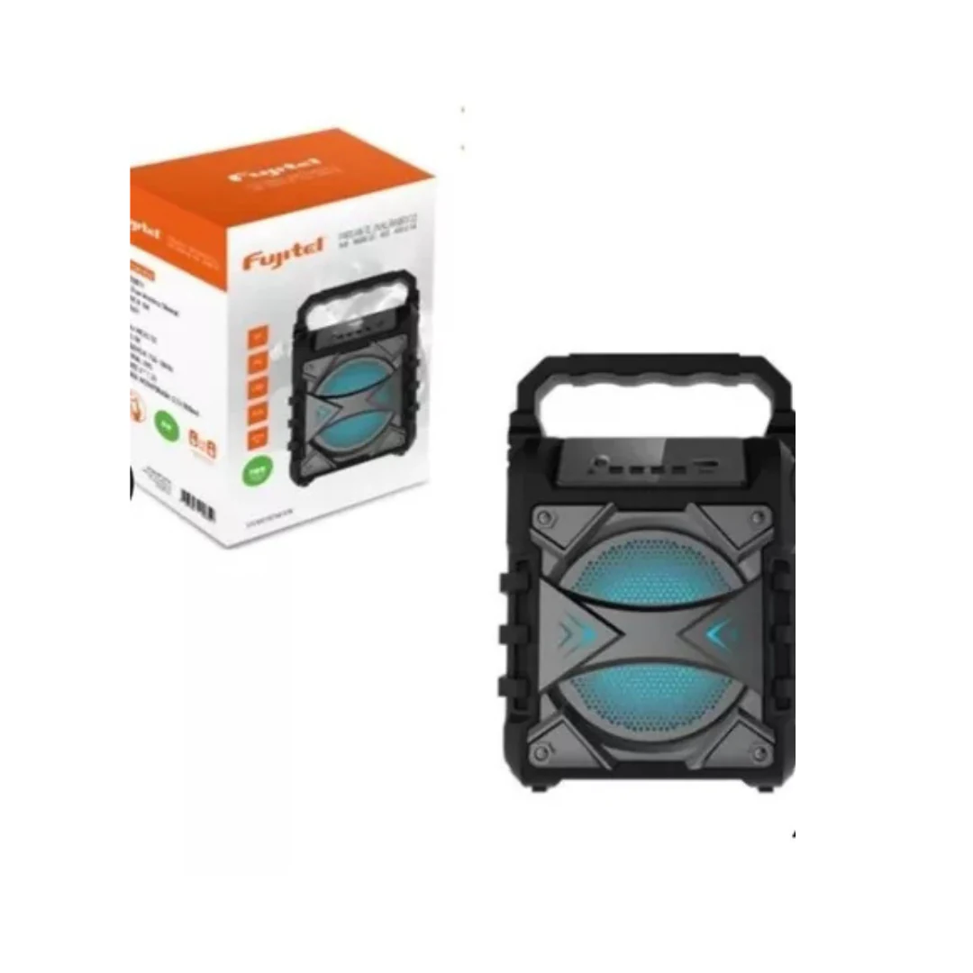 Parlante Fujitel Recargable Bt 5w 4 Negro Bluetooth. increible