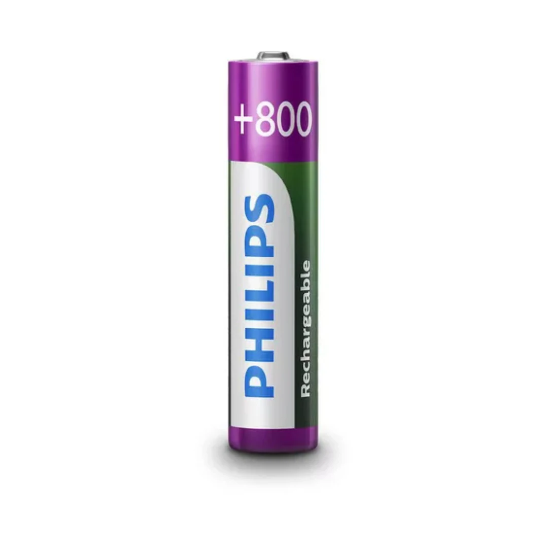 Philips Pila Recargable Ready Aaa 1000 Mah 2 Pcs. increible