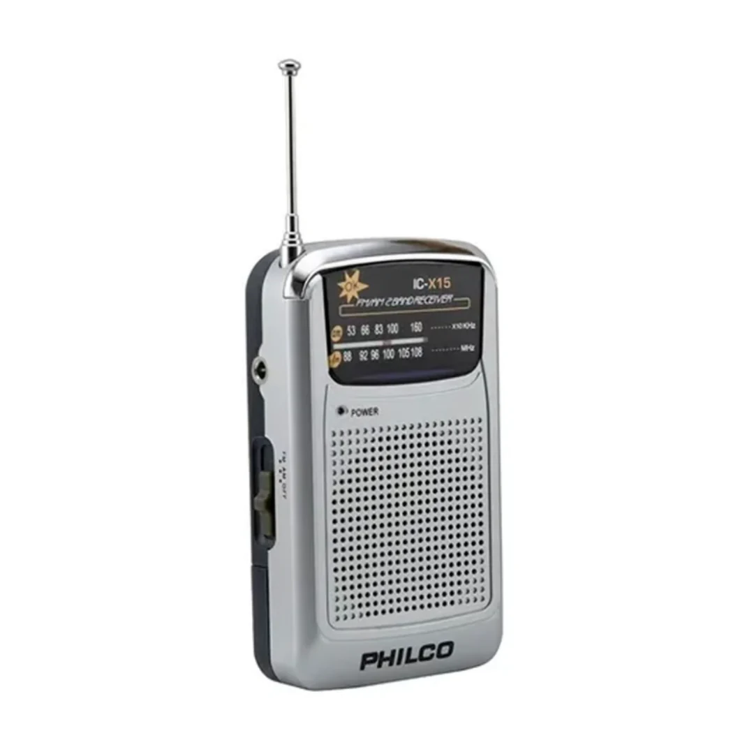 Radio Portátil De Bolsillo Análoga Fm Am Ic-x15 Philco. increible