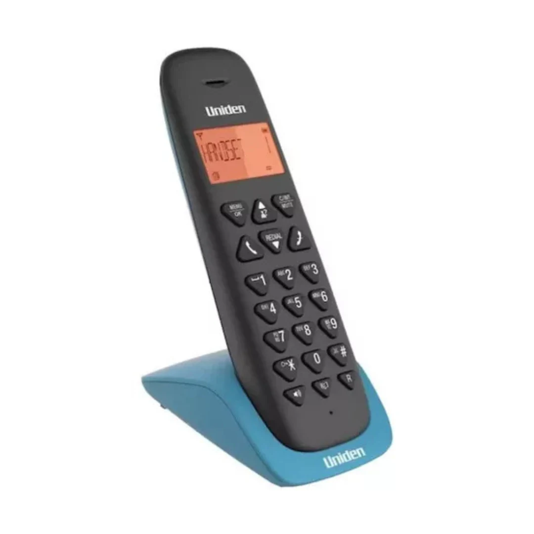Teléfono Inalámbrico Uniden At3102 Color Azul