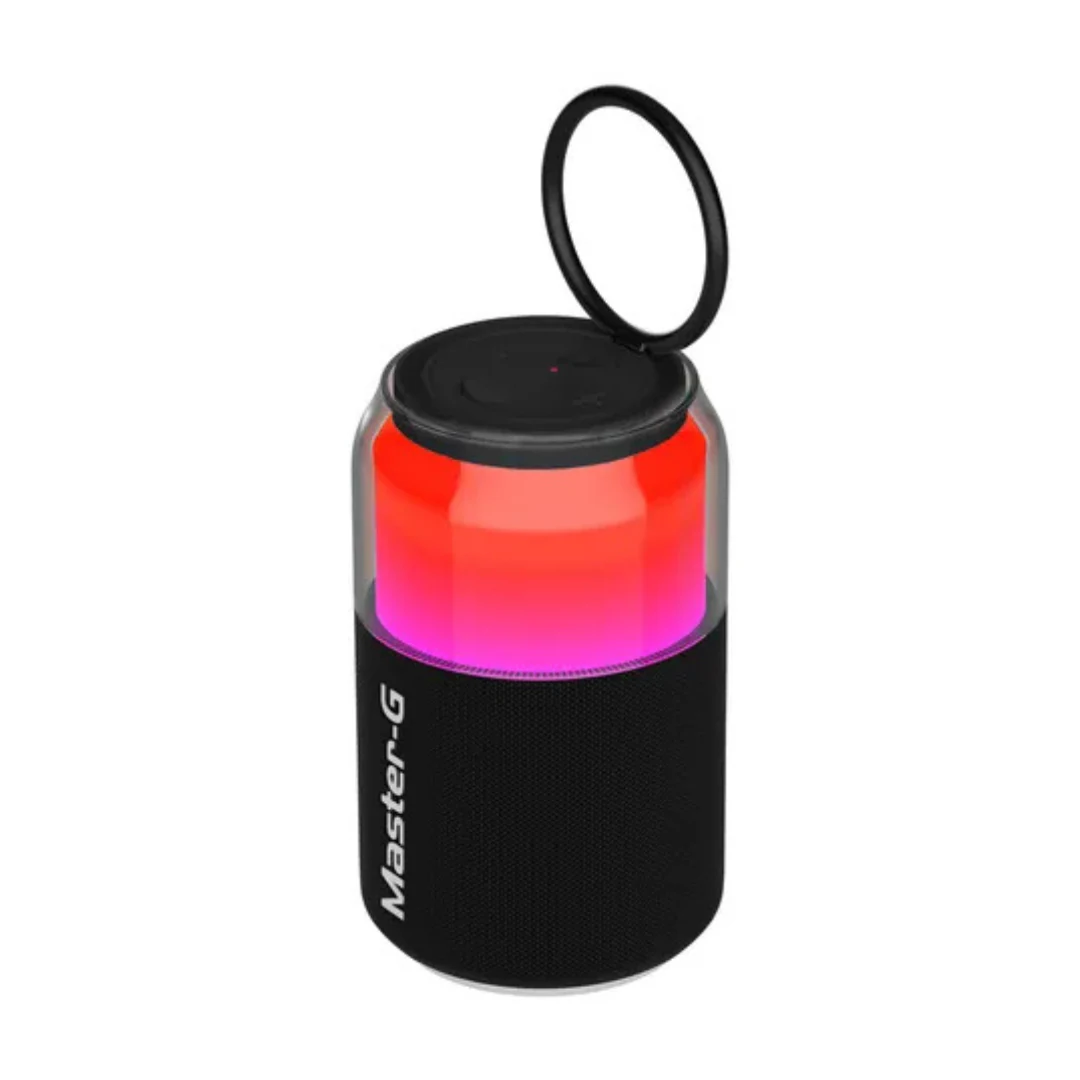 PARLANTE PORTABLE MASTER-G BLUETOOTH 5.4 LPX3 MGSPLASH NEGRO. INCREIBLE