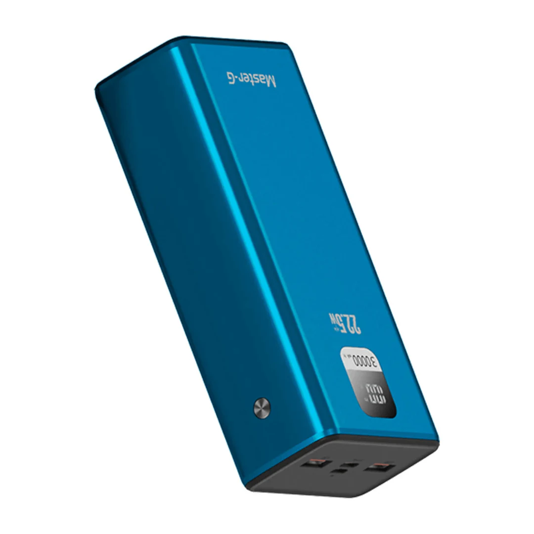 POWER BANK MASTER-G 30000MAH 22.5W PORTATIL UCP30LPD AZUL. INCREIBLE