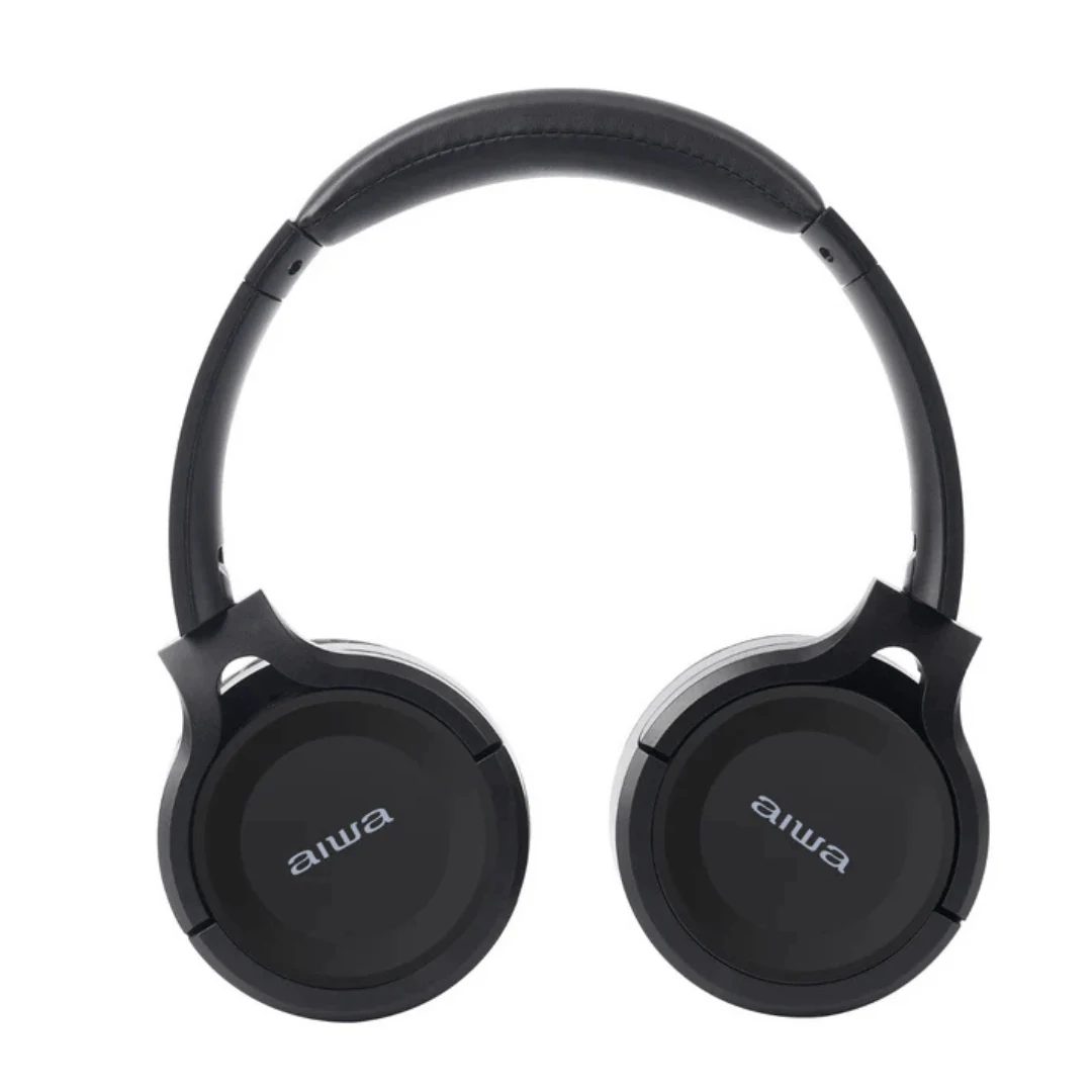 AUDIFONOS BLUETOOTH AIWA AWK17B NEGRO. INCREIBLE