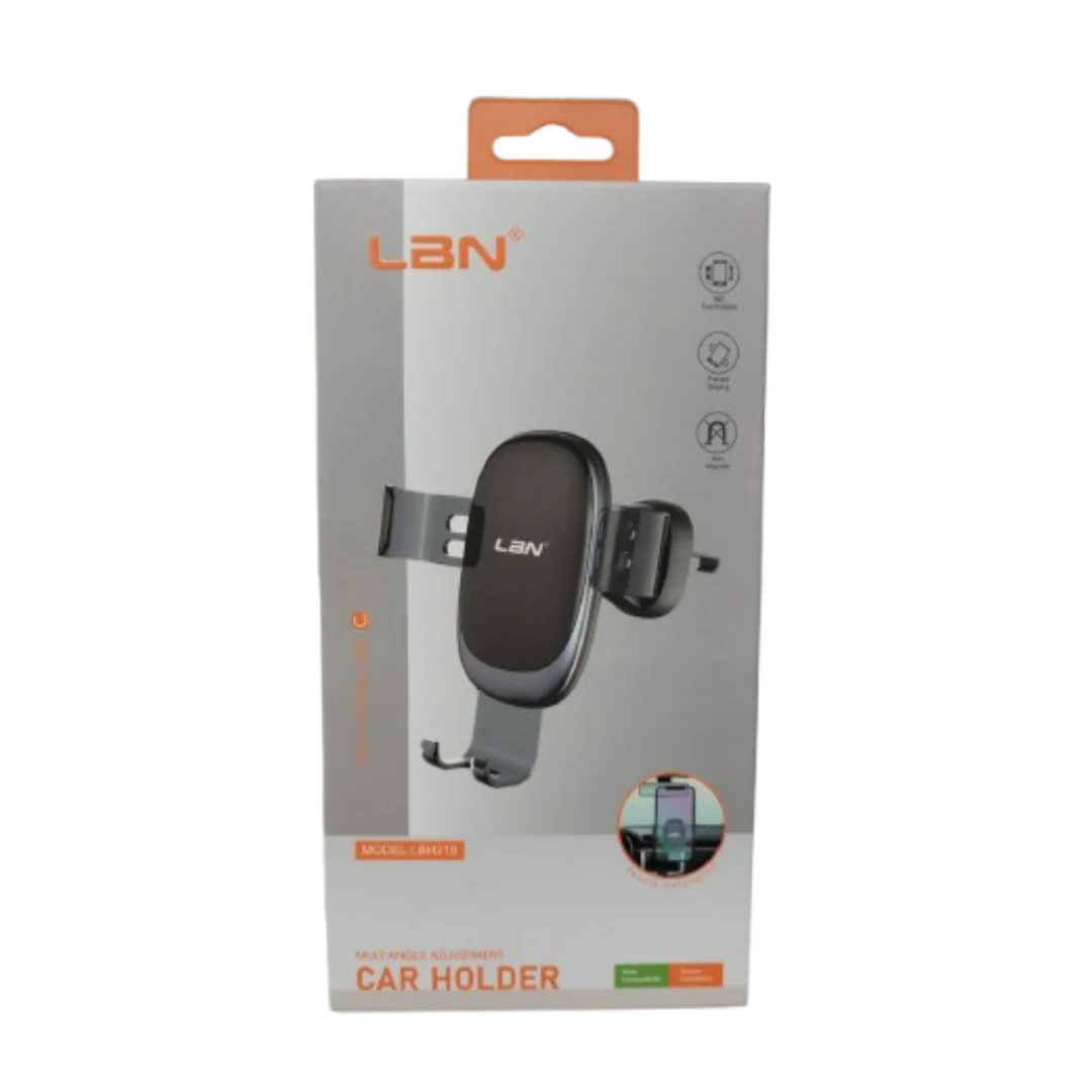 SOPORTE PORTA CELULAR PARA VEHICULOS LBN LBH215 NEGRO. INCREIBLE