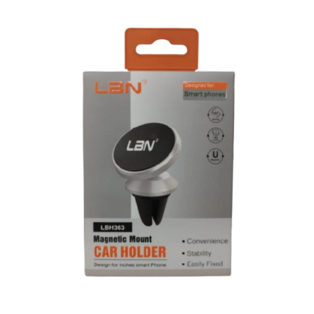 SOPORTE PORTA CELULAR PARA VEHICULOS LBN LBH363 NEGRO. INCREIBLE