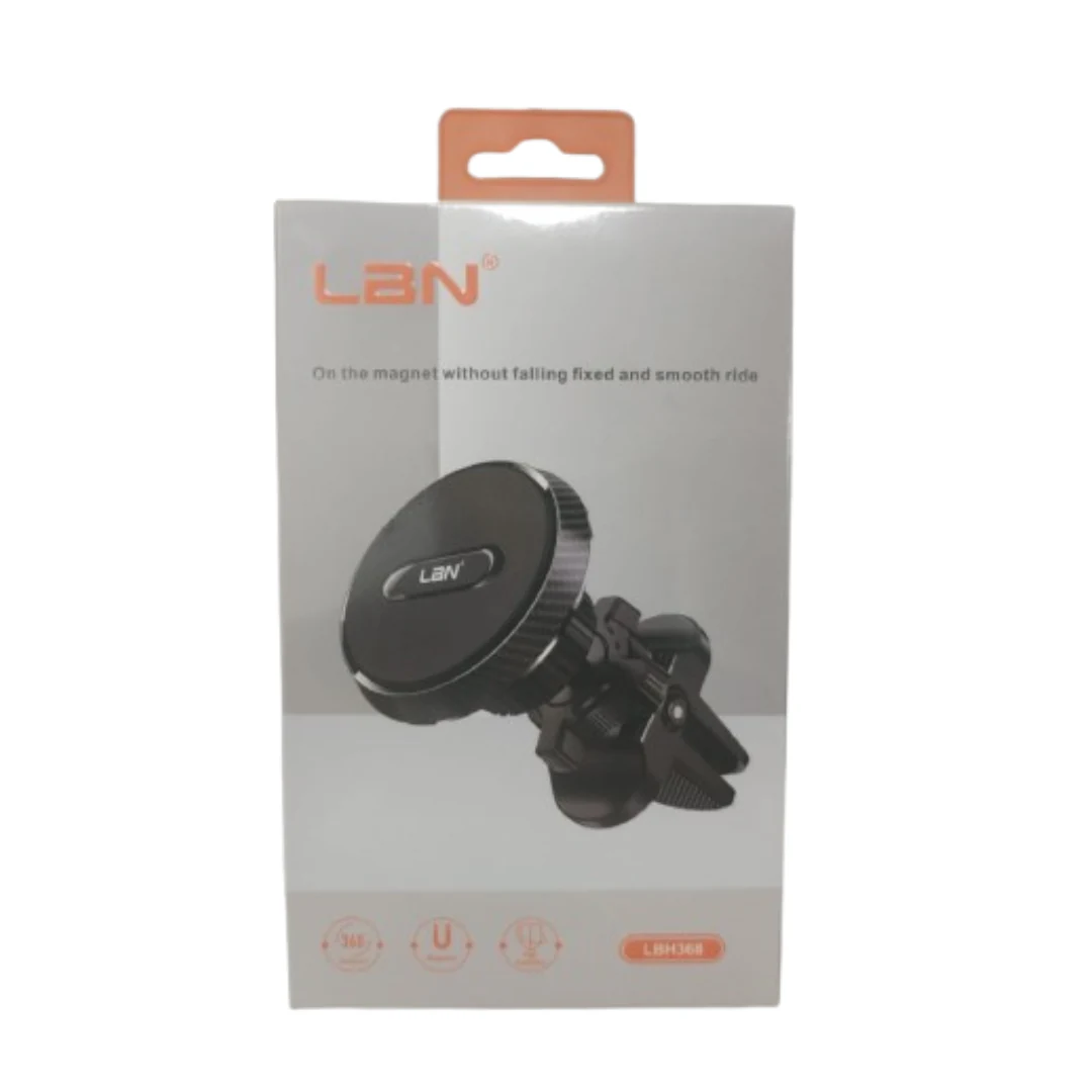 SOPORTE PORTA CELULAR PARA VEHICULOS LBN LBH368 NEGRO. INCREIBLE