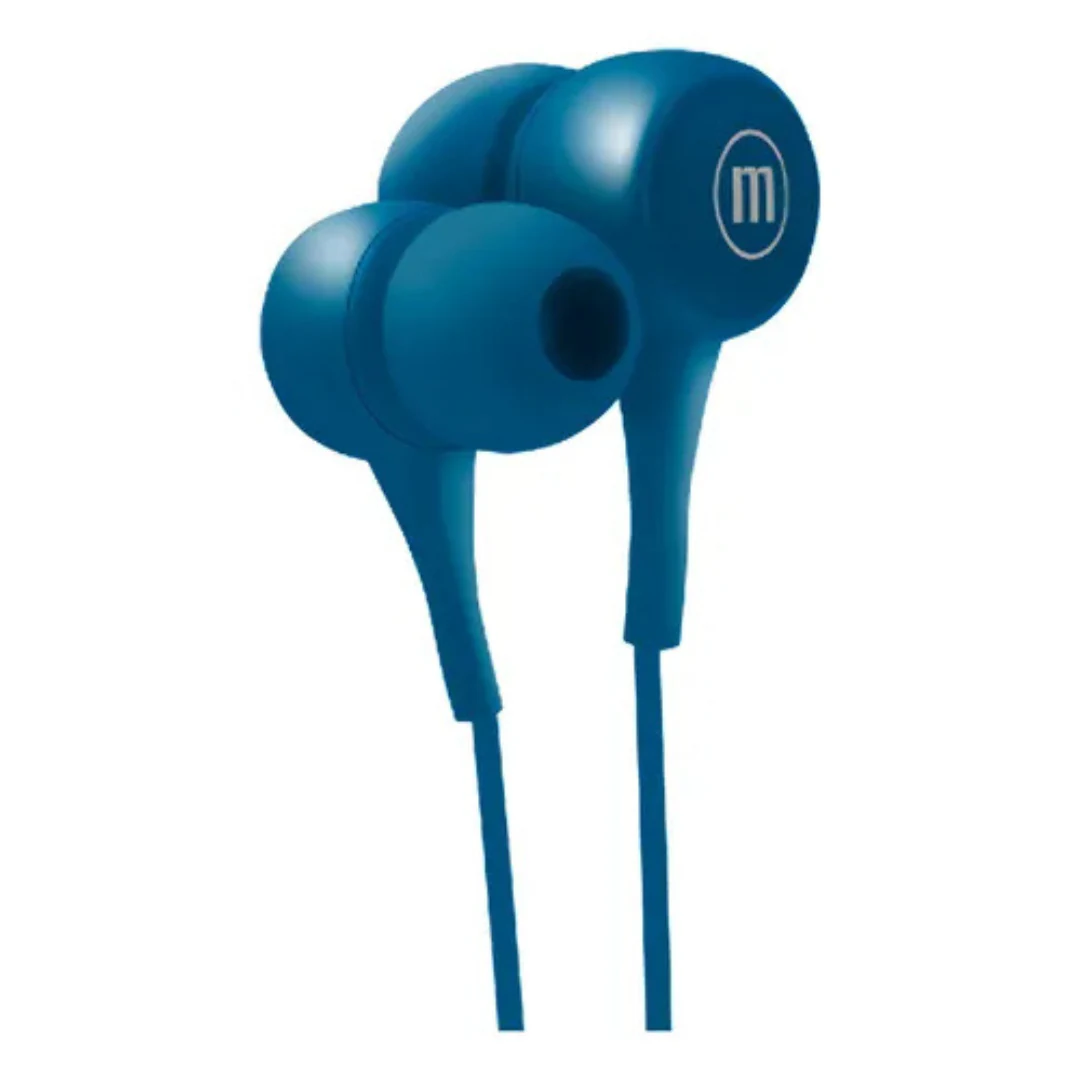 AUDIFONOS MANOS LIBRES MAXELL IN-POP AZUL