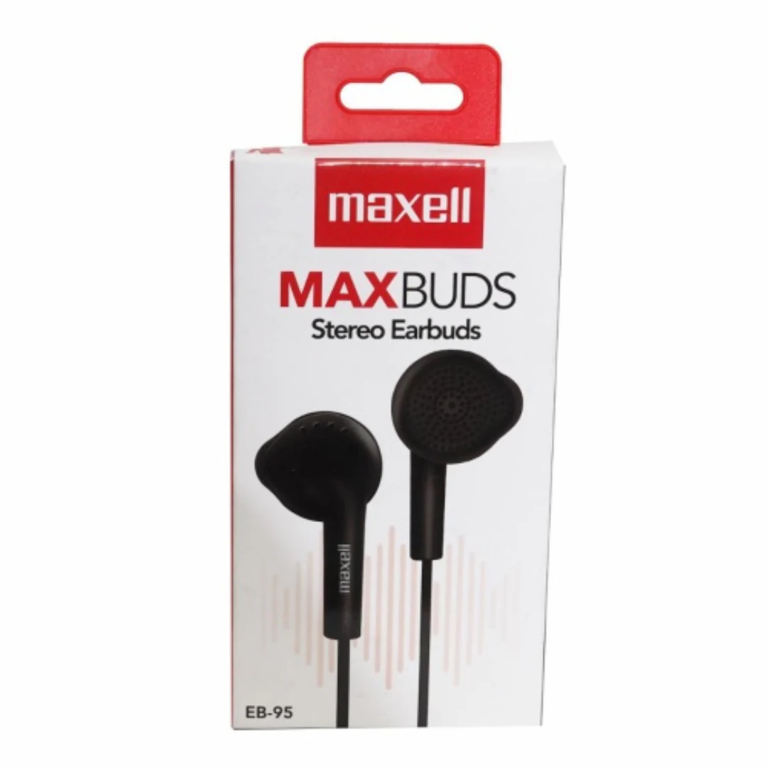 AUDIFONOS MANOS LIBRES MAXELL MAXBUDS EB-95  NEGRO