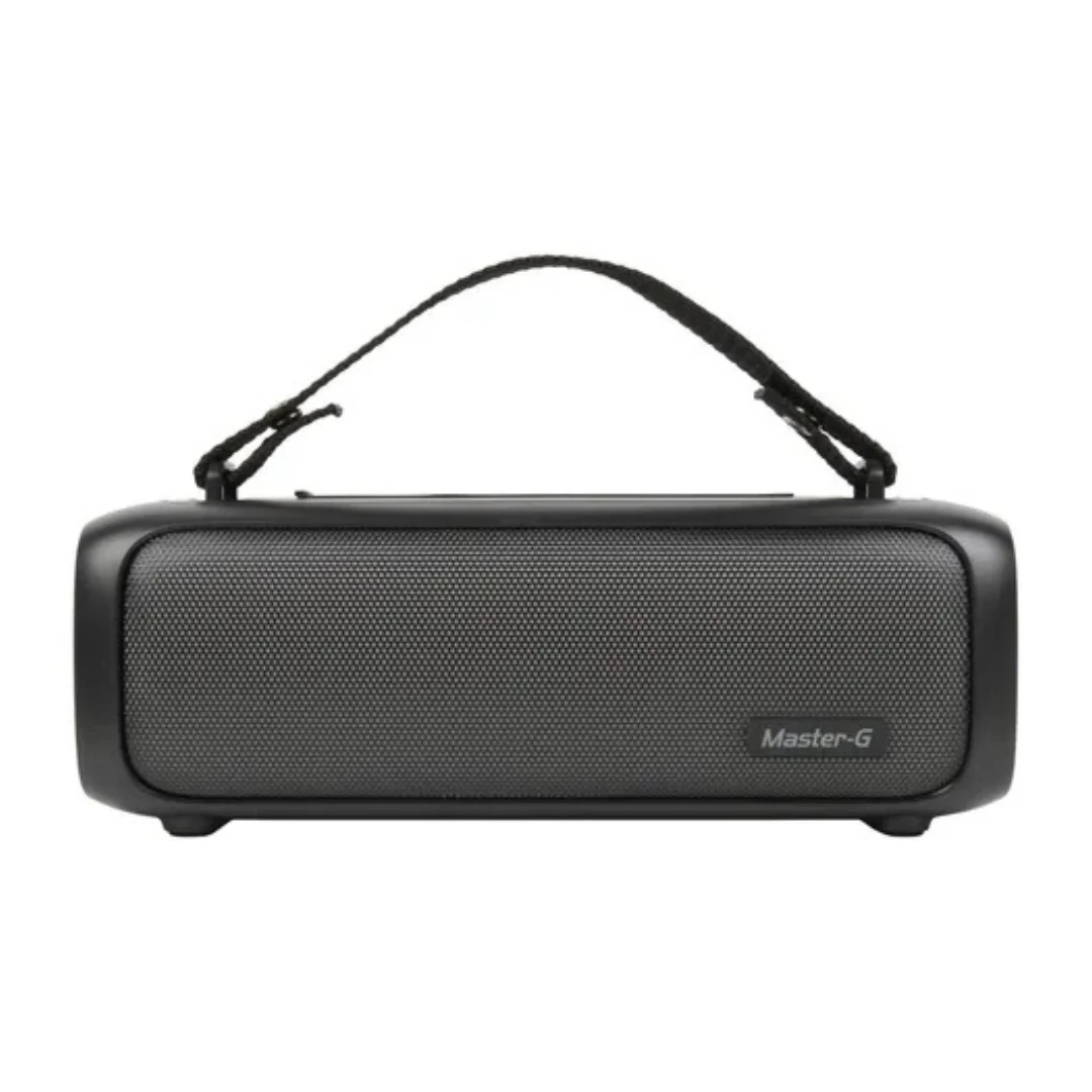 PARLANTE PORTATIL BLUETOOTH MASTER-G GBOOM 2X2 NEGRO