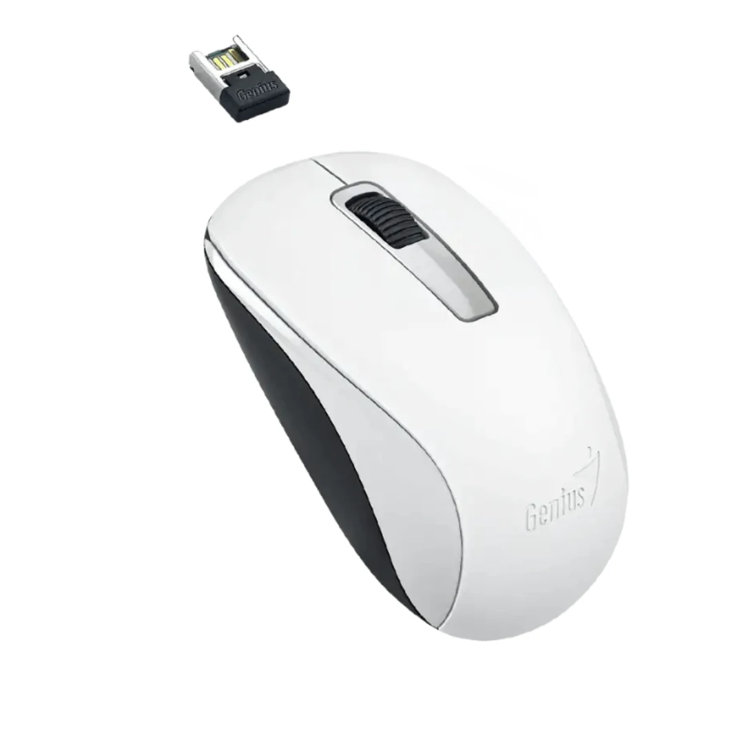 MOUSE OPTICO INALAMBRICO GENIUS NX-7005 USB-A BLANCO