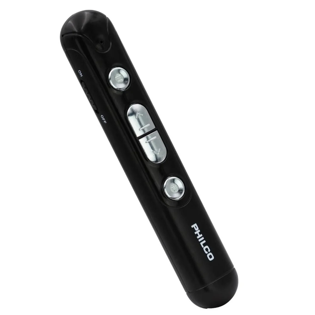 PUNTERO LASER RECARGABLE PHILCO 00101 NEGRO