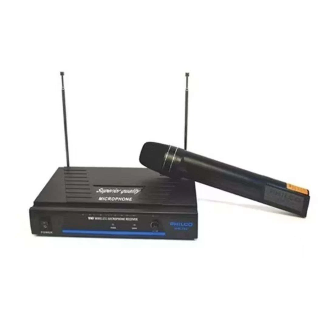 Micrófono Inalámbrico VHF Philco WM-700 Karaoke -Imbatible-