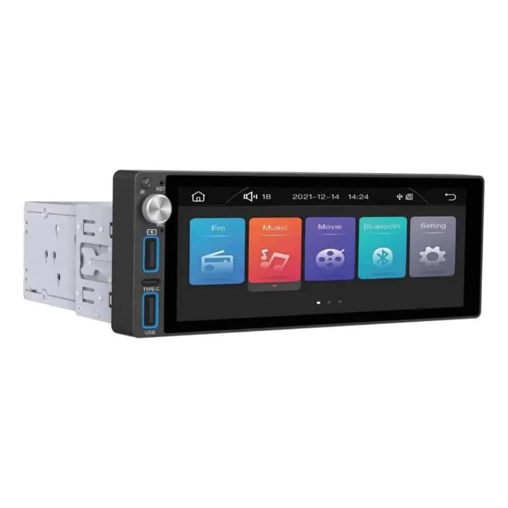 Radio Auto Android 1 Din Aiwa AW-A485BT: ¡Increíble! Transforma tu Conducción