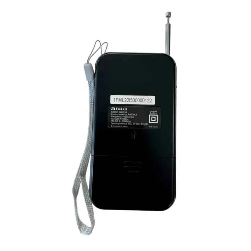 Radio Portátil Aiwa Análoga FM/AM Potencia De 0,4w AW-FMl1: Calidad de Recepción Increíble