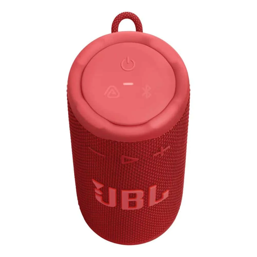 1 Parlante Portátil JBL GRIP Rojo: Sonido Legendario y Resistencia Increíble para Aventureros