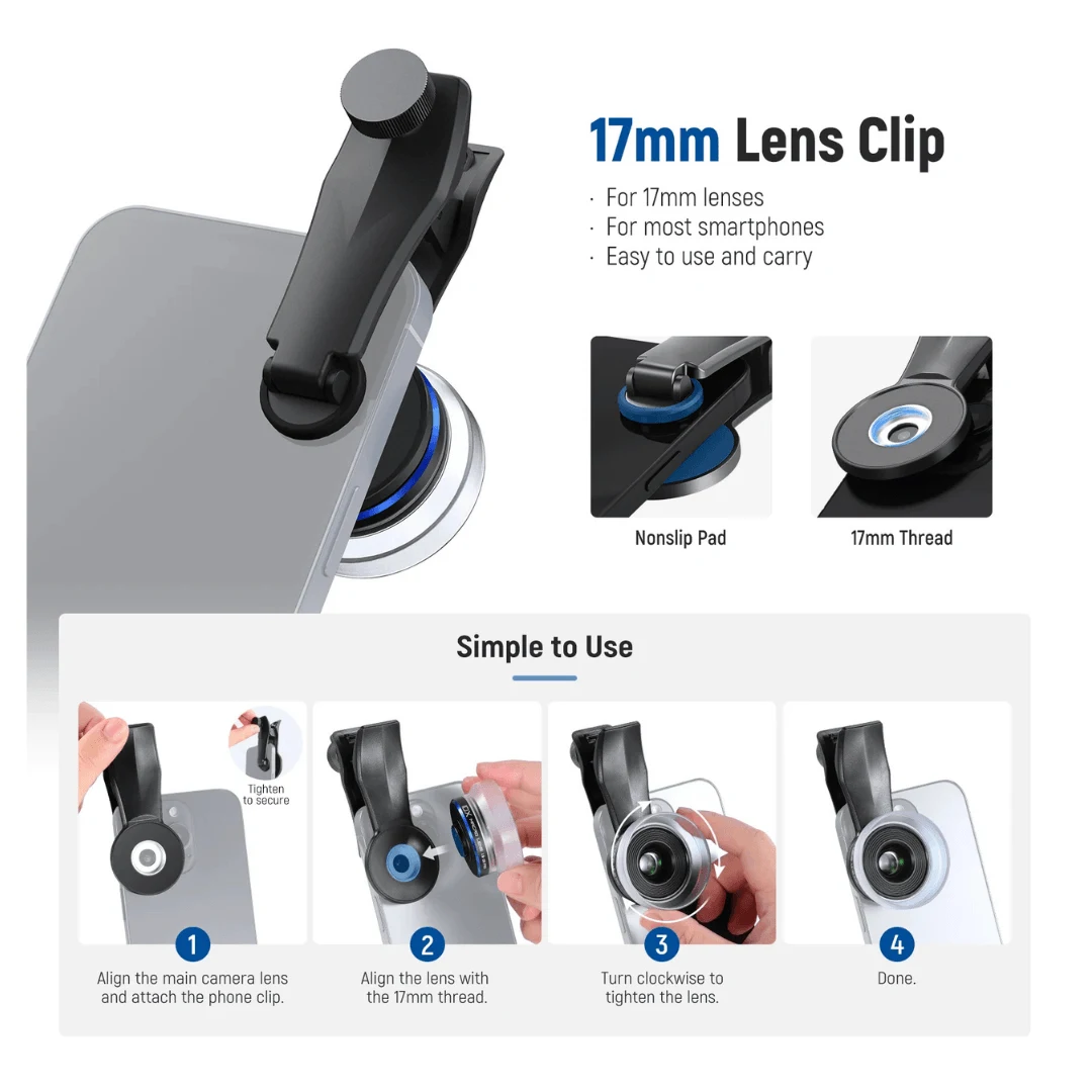 Lente Para Smartphone Neewer Ls-28 Pro 17mm Hd Macro Lens. INCREIBLE