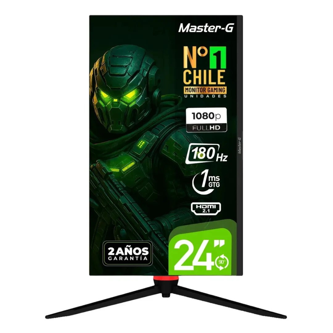 Monitor Gamer 24 Full HD Master-G MGMG2440 Color Negro. INCREIBLE