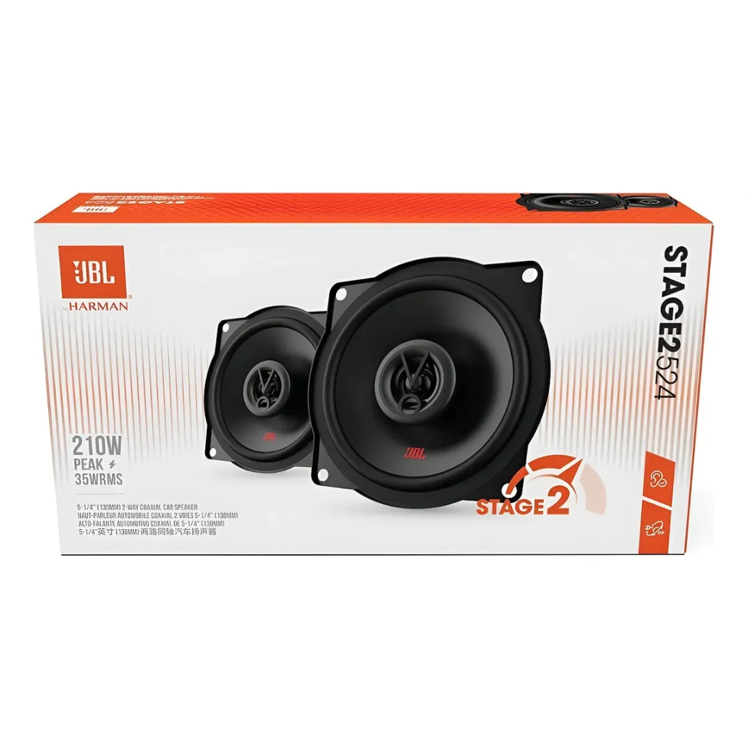 Parlantes Para Auto Jbl Stage2 524 5 Pulgadas 2 Vías 210w Negro. increible
