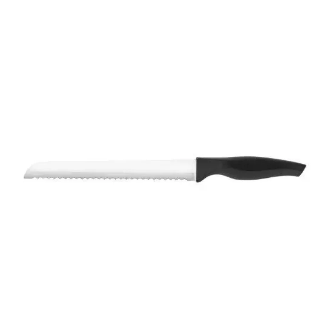 Cuchillo Para Pan 8/20cm De Cross Brinox 2556-302 Negro. INCREIBLE