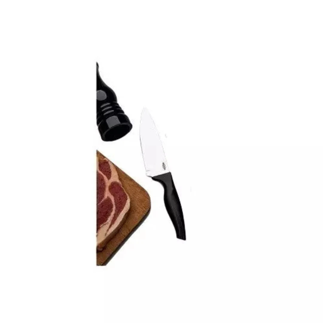 Cuchillo Para Carne 6 Brinox Cross Negro 2556/301. INCREIBLE