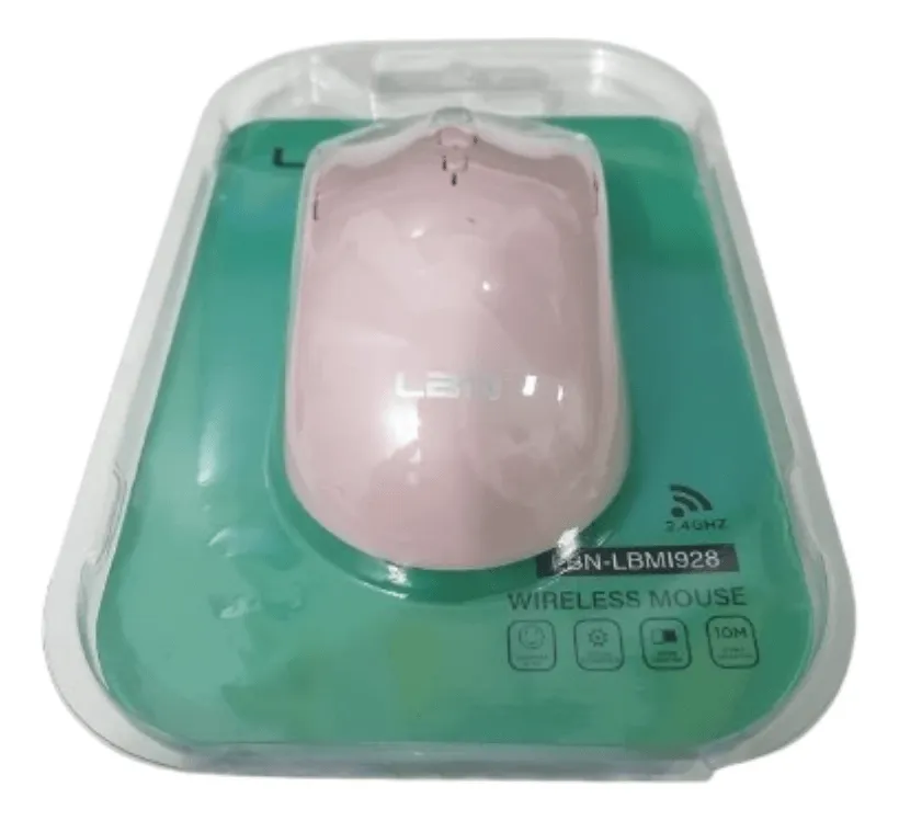 Mouse Inalambrico Lbn Lbm1928 rosado. increible
